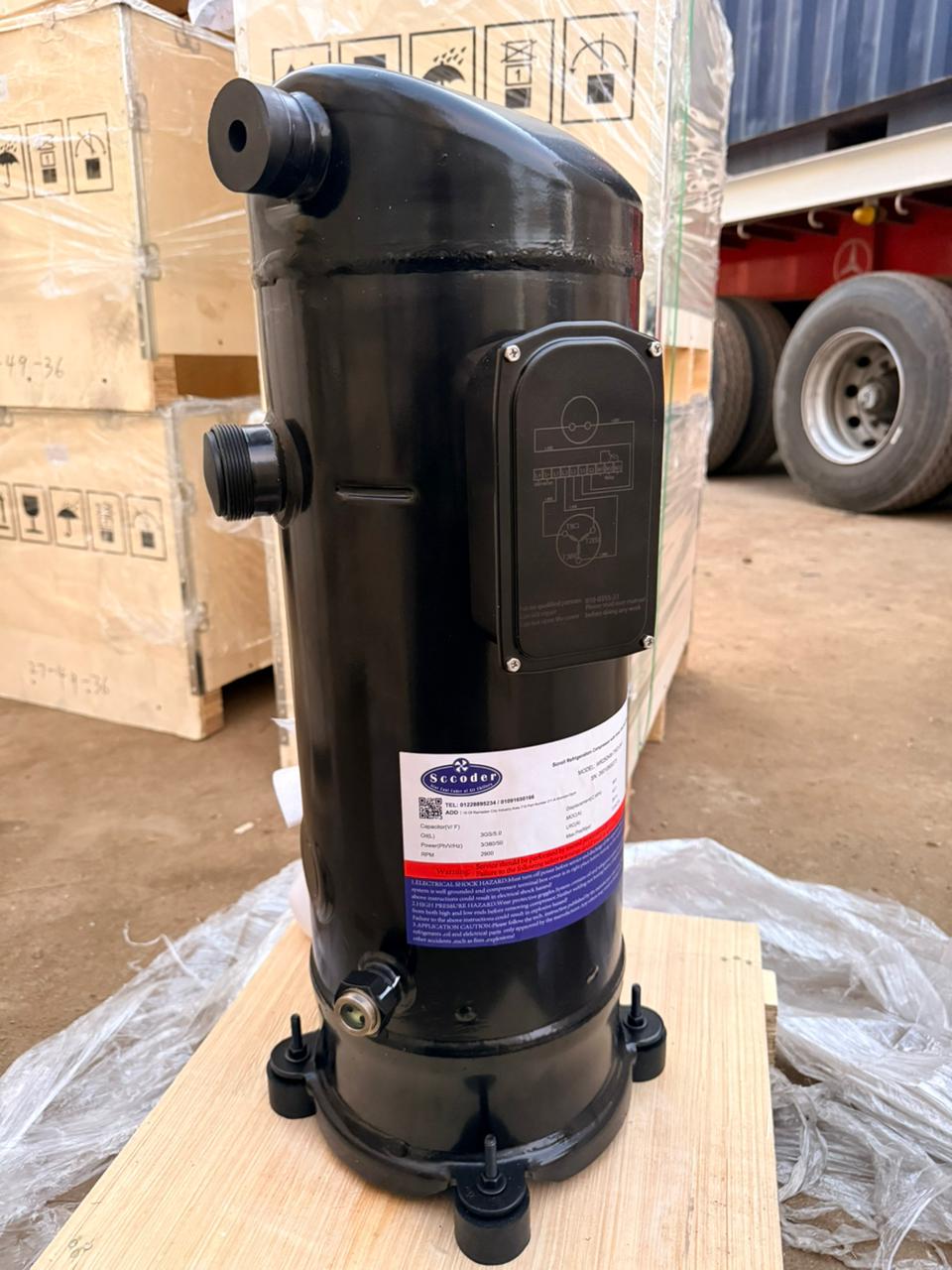 The first compressor of its kind in Egypt – manufactured by Sccoder